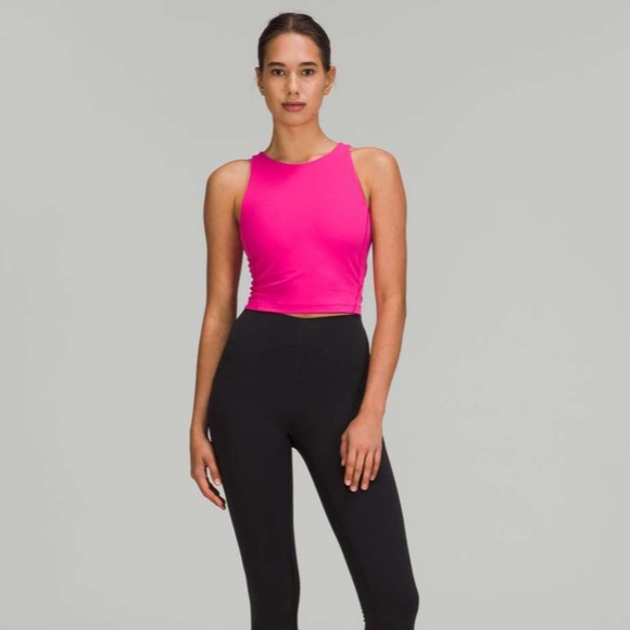 Lululemon SONIC PINK Align High Neck Tank - Picture 2 of 5